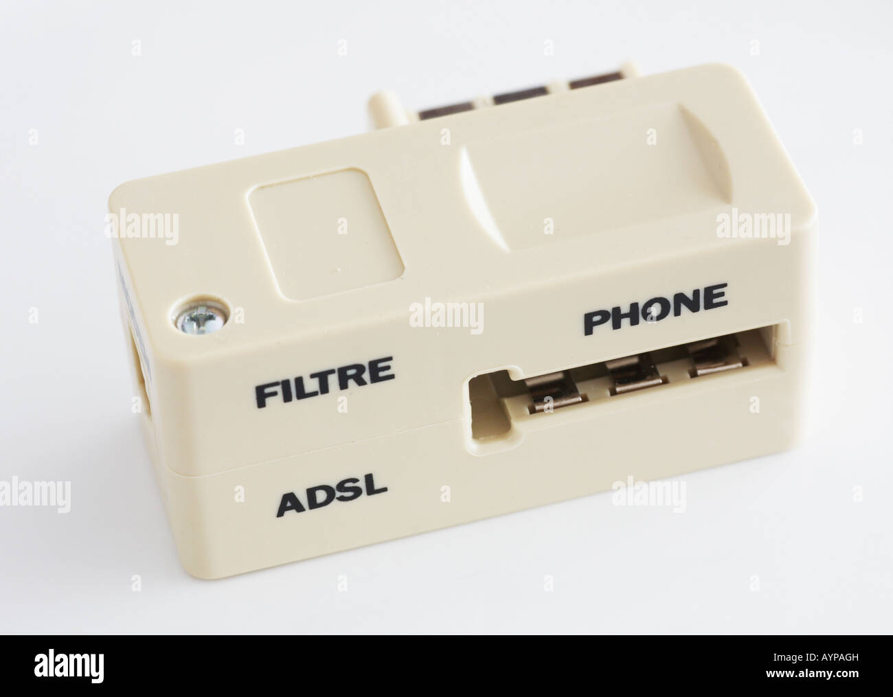 A french ADSL filter Stock Photo Alamy