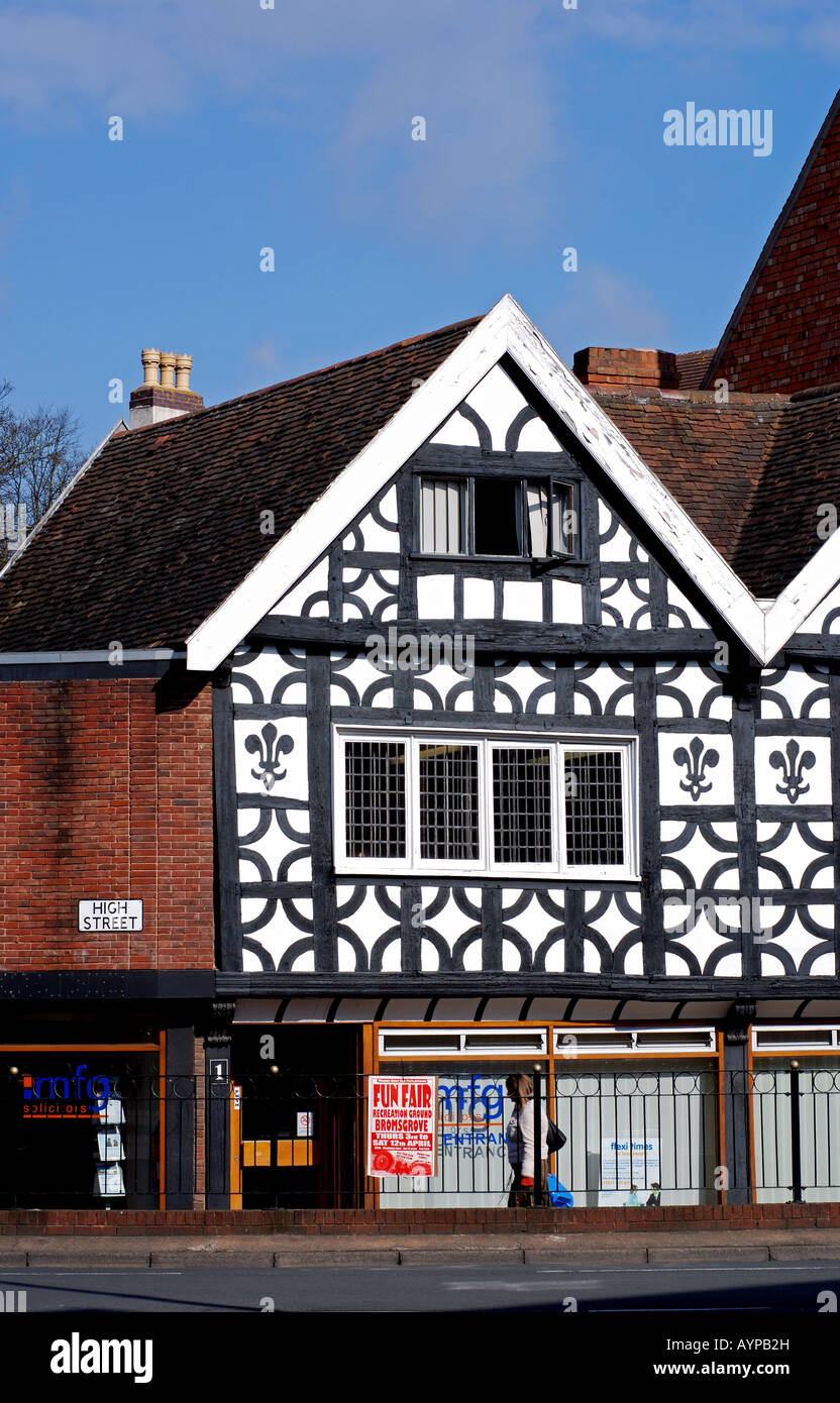 High Street, Bromsgrove, Worcestershire, England, UK Stock Photo Alamy