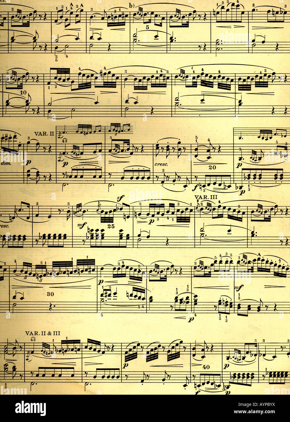 antique sheet music background