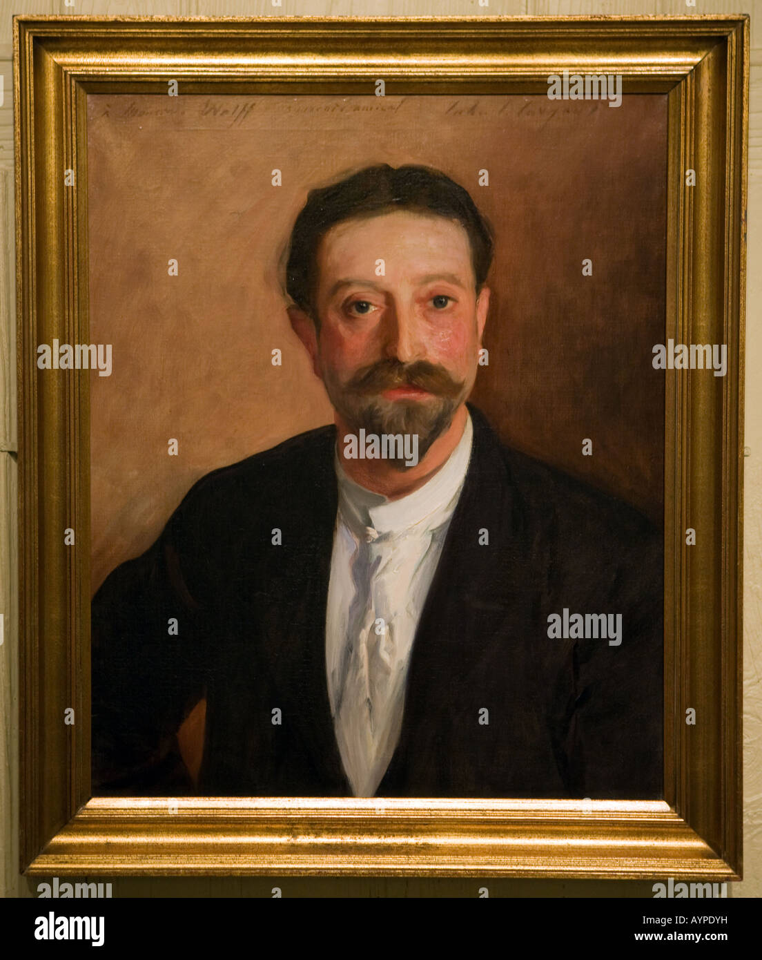 John Singer Sargent portrait of J R Wolff 1890 Stock Photo
