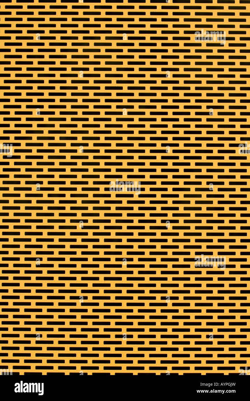 Yellow steel pattern Stock Photo Alamy