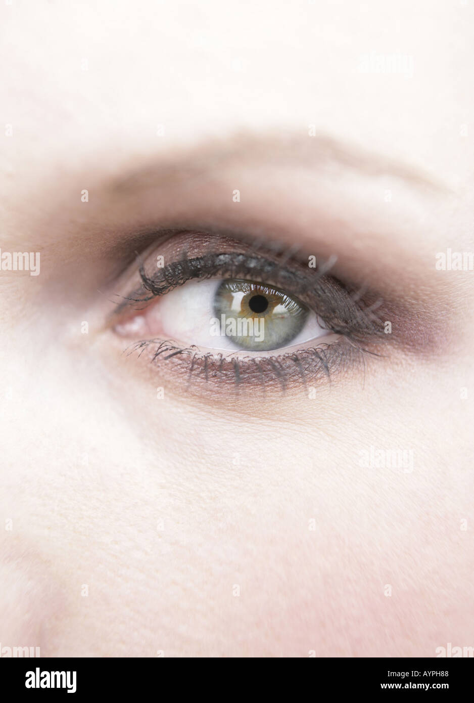 Close up of a beautiful eye of a woman Stock Photo