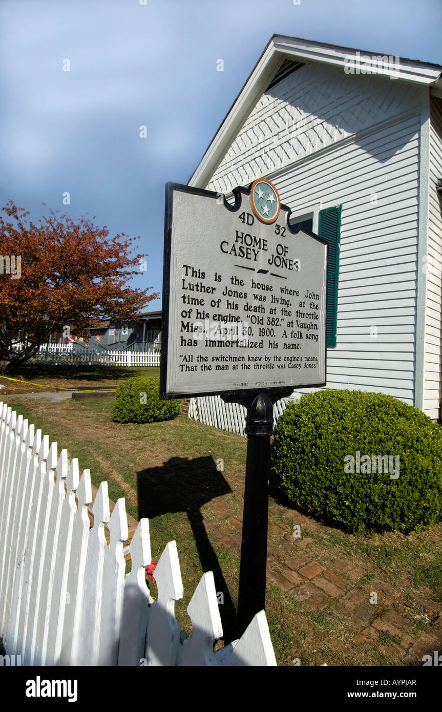 Casey Jones Home and Railroad Museum in Casey Jones Village in Jackson