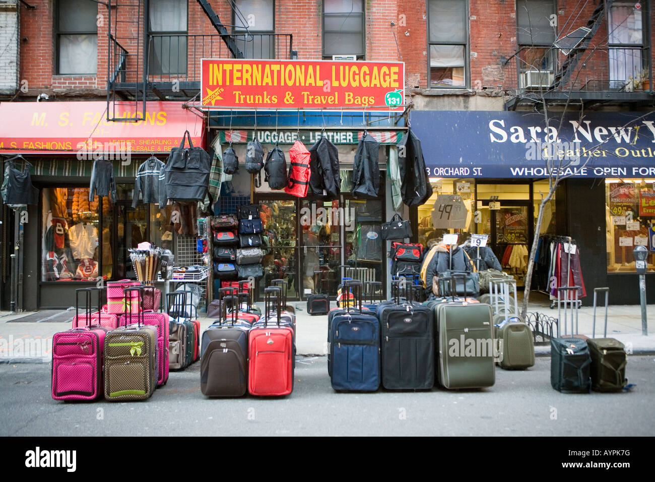 Orchard Street discount store New York City lower east side Stock Photo Alamy