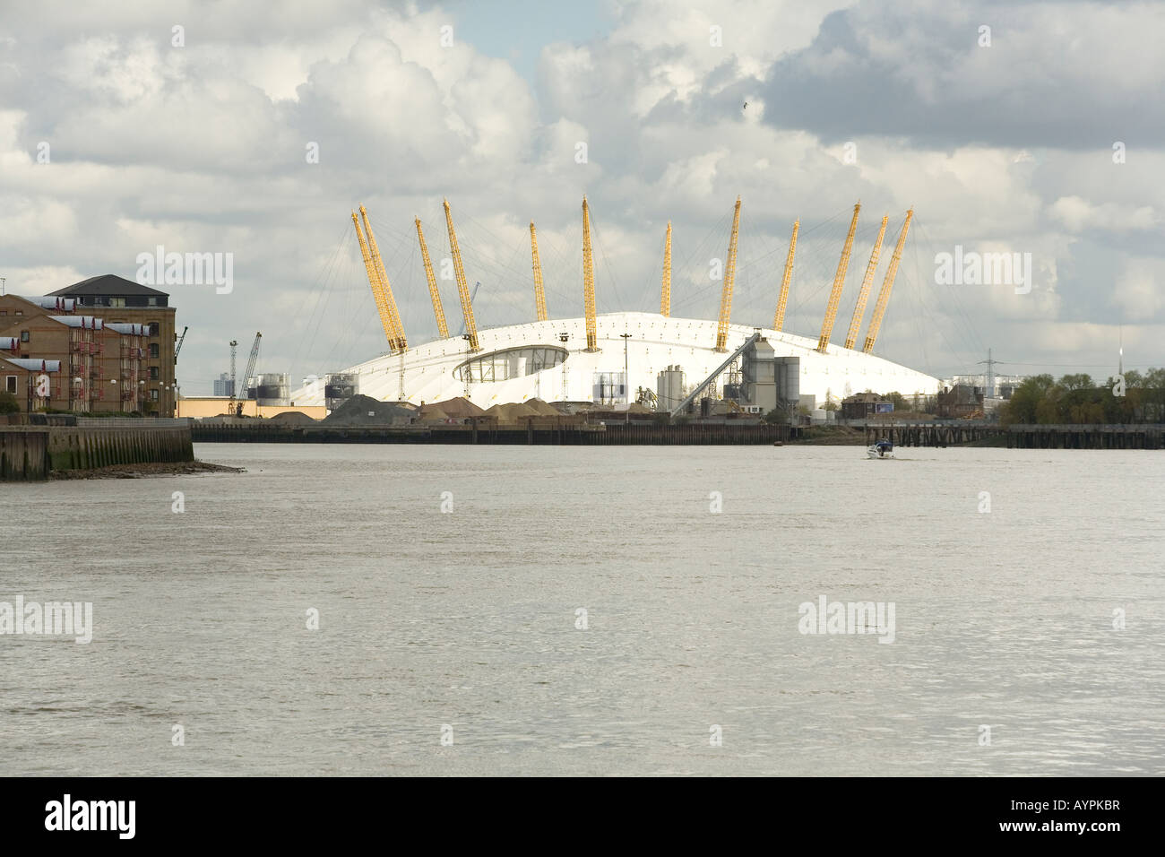 The O2 arena previously called the millennium dome, Greenwich, London. Stock Photo