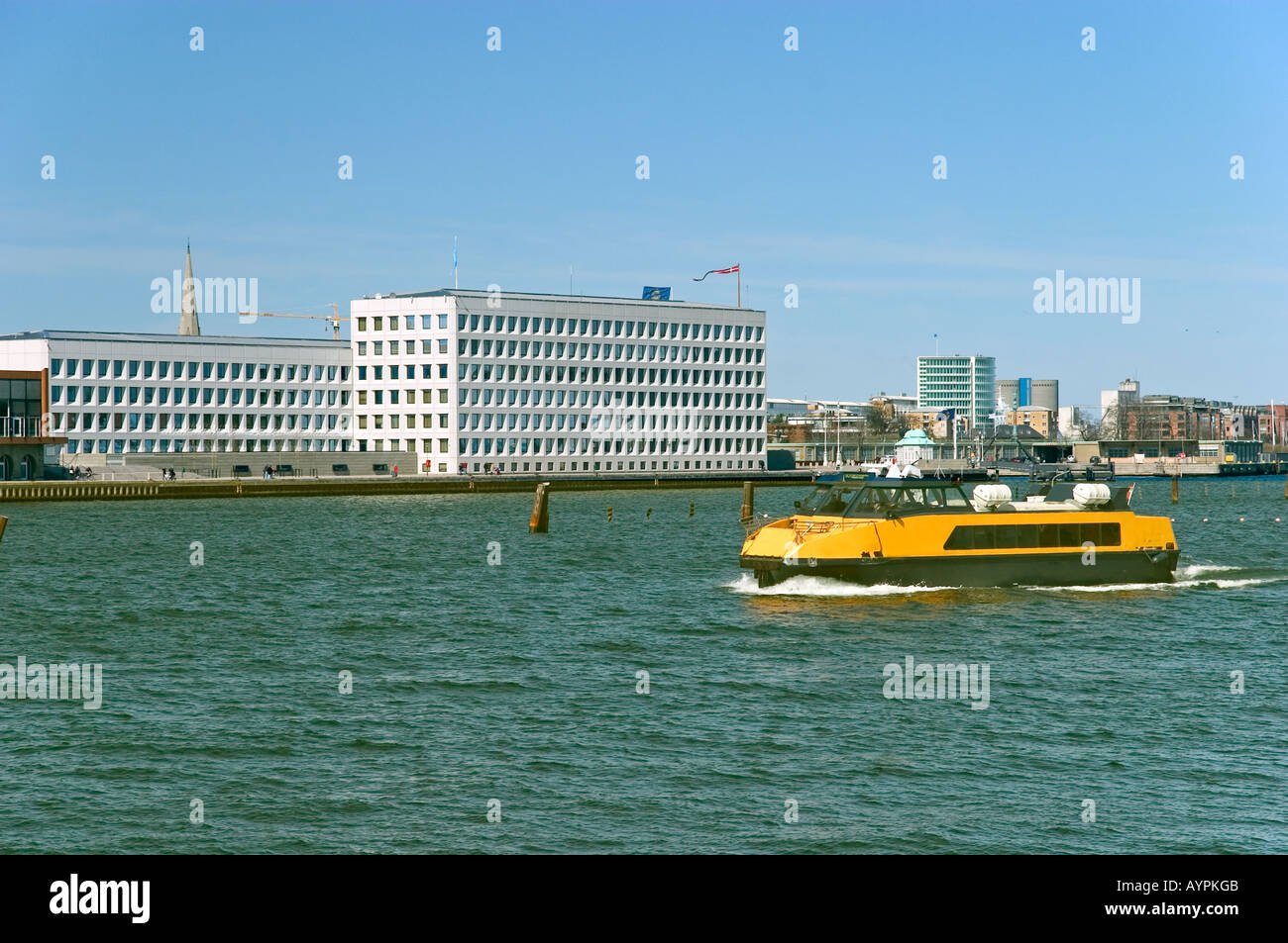 The A P Møller Mærsk A S Maersk head quarter. Copenhagen, Denmark. Stock Photo