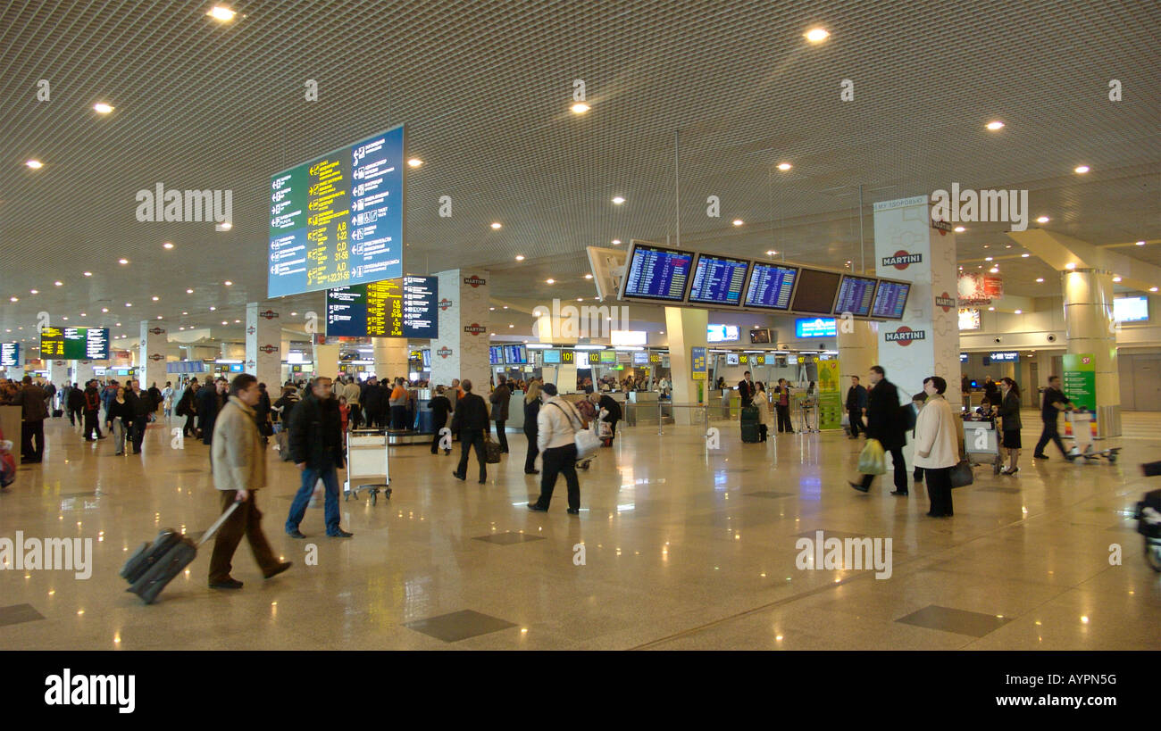 Moscow International Airport Stock Photo - Alamy