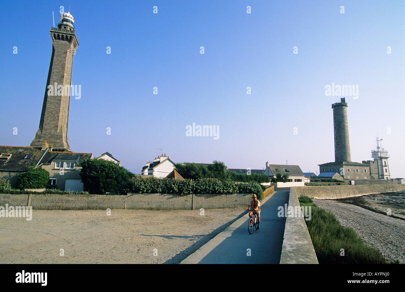 Louis Nicolas Davout sculpture in the Phare d' Eckmuhl, lighthouse at  Pointe Saint-Pierre, Penmarc'h, Finistere, Brittany, Bretagne Stock Photo -  Alamy