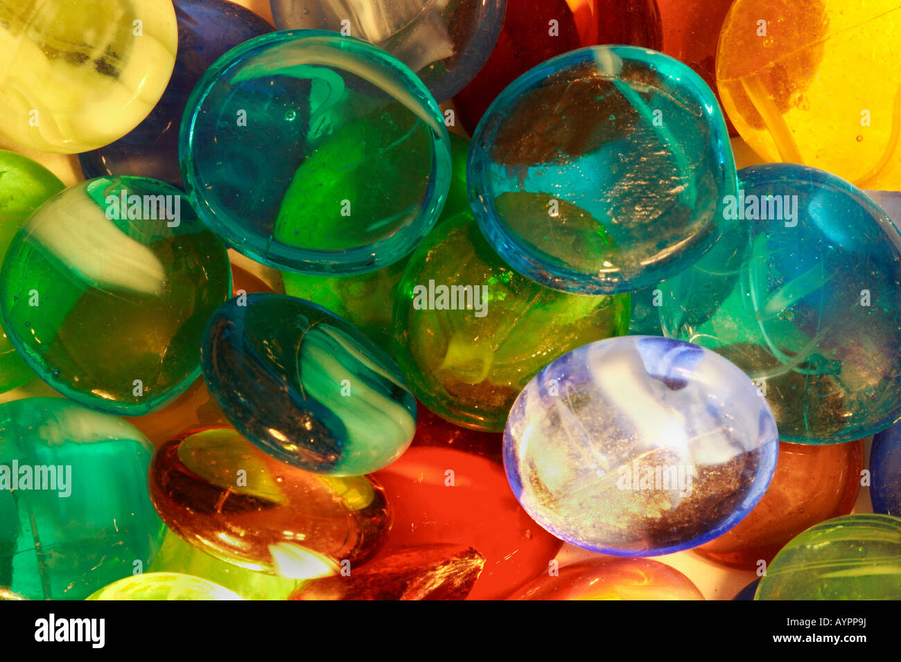 Glass Globs Stock Photo