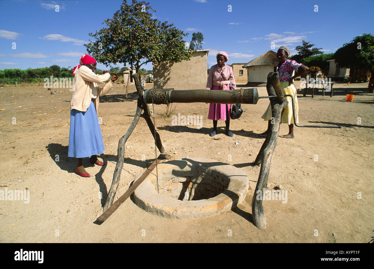Water well bucket hi-res stock photography and images - Alamy