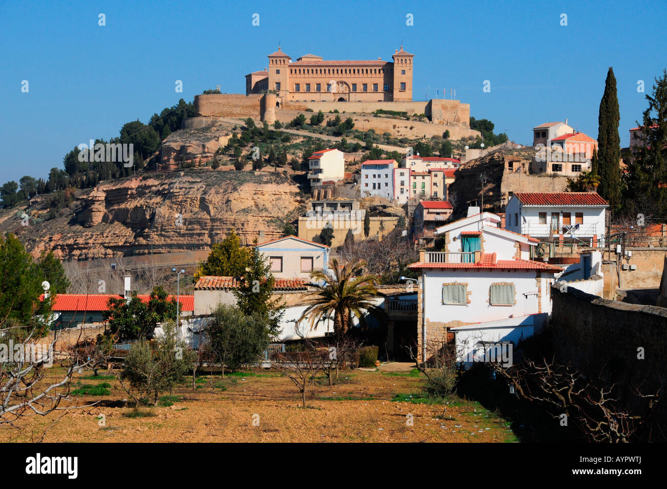 Parador, Spanish luxury hotel chain, Alcañiz, Teruel Province, Spain,  Europe Stock Photo - Alamy