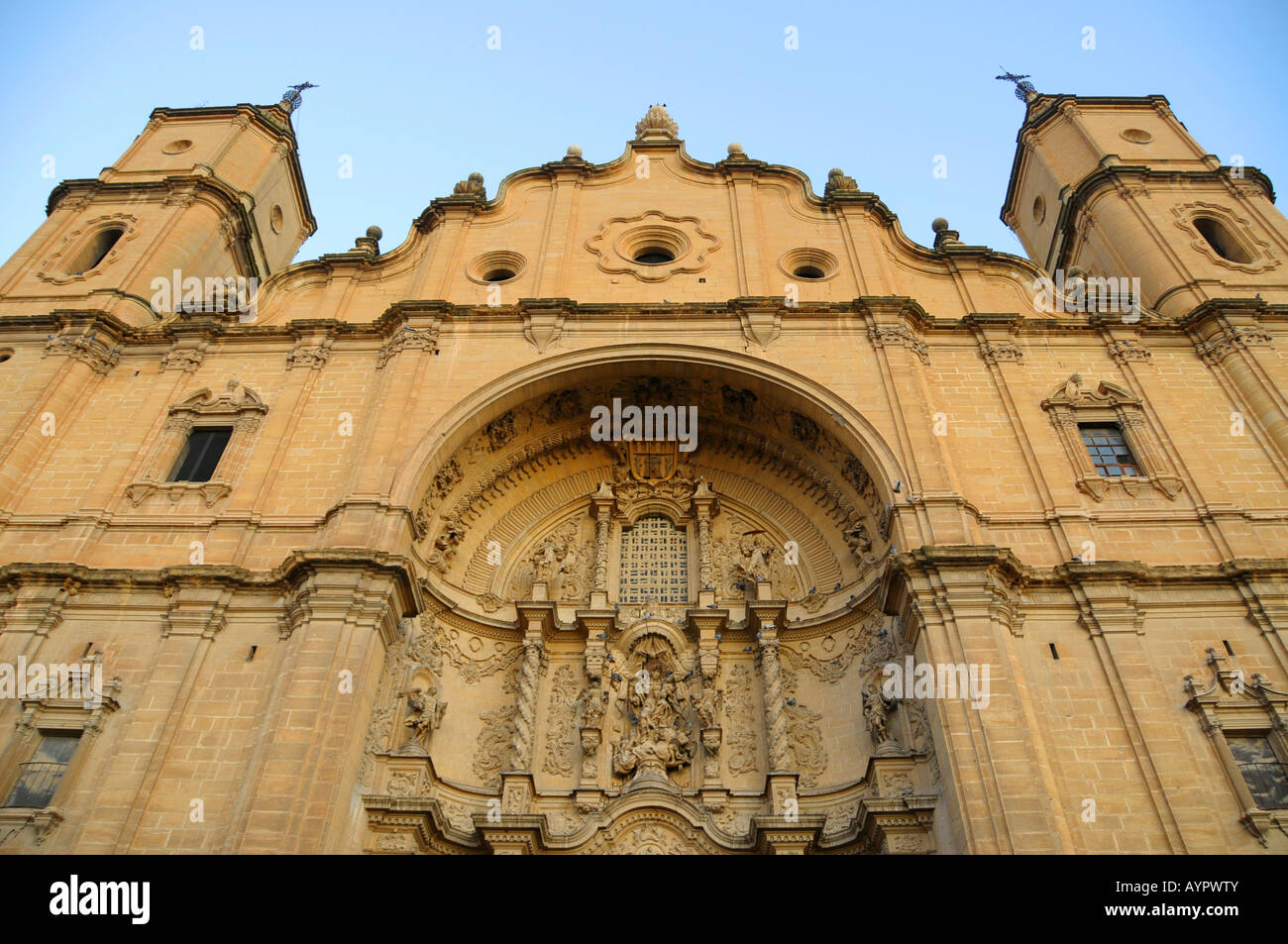 Cathedral, Alcañiz, Teruel Province, Spain, Europe Stock Photo
