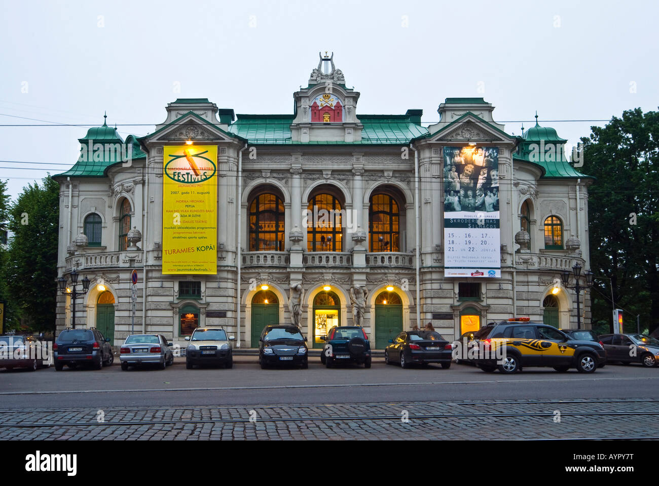 National Theatre, Riga, Latvia, Europe Stock Photo - Alamy