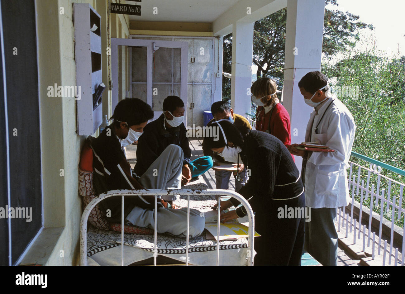 Tibetan Delek hospital in Dharamsala Stock Photo Alamy