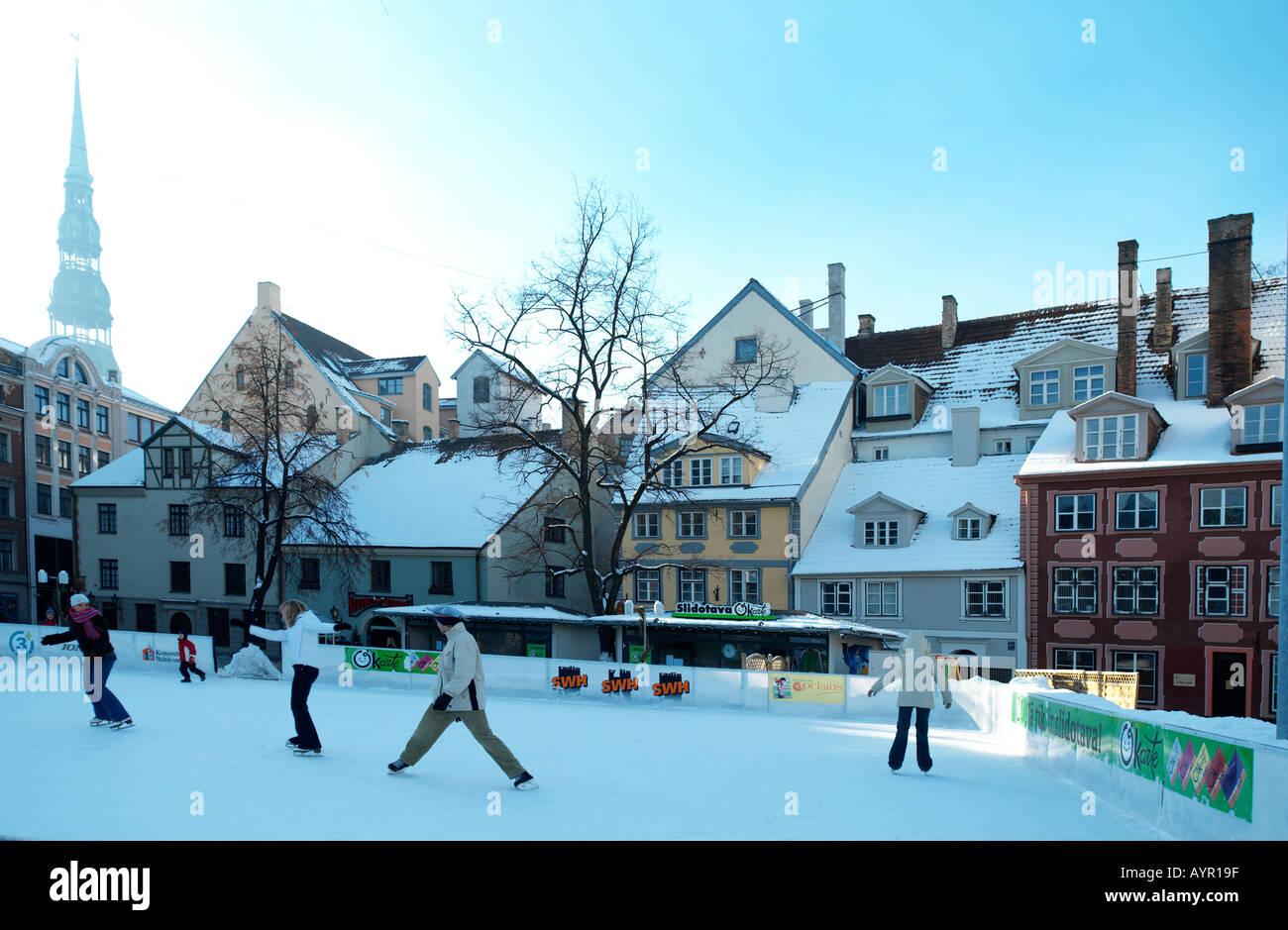 skaters riga  Stock Photo