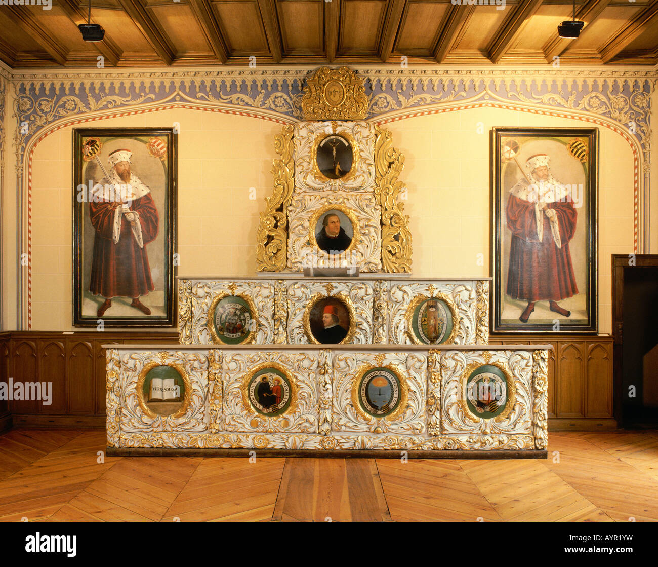 Lectern, Lutherhaus, Martin Luther's house and workplace, Wittenberg