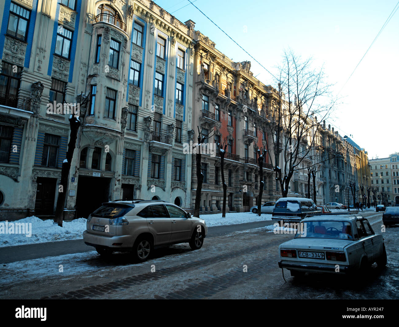riga art deco Stock Photo - Alamy