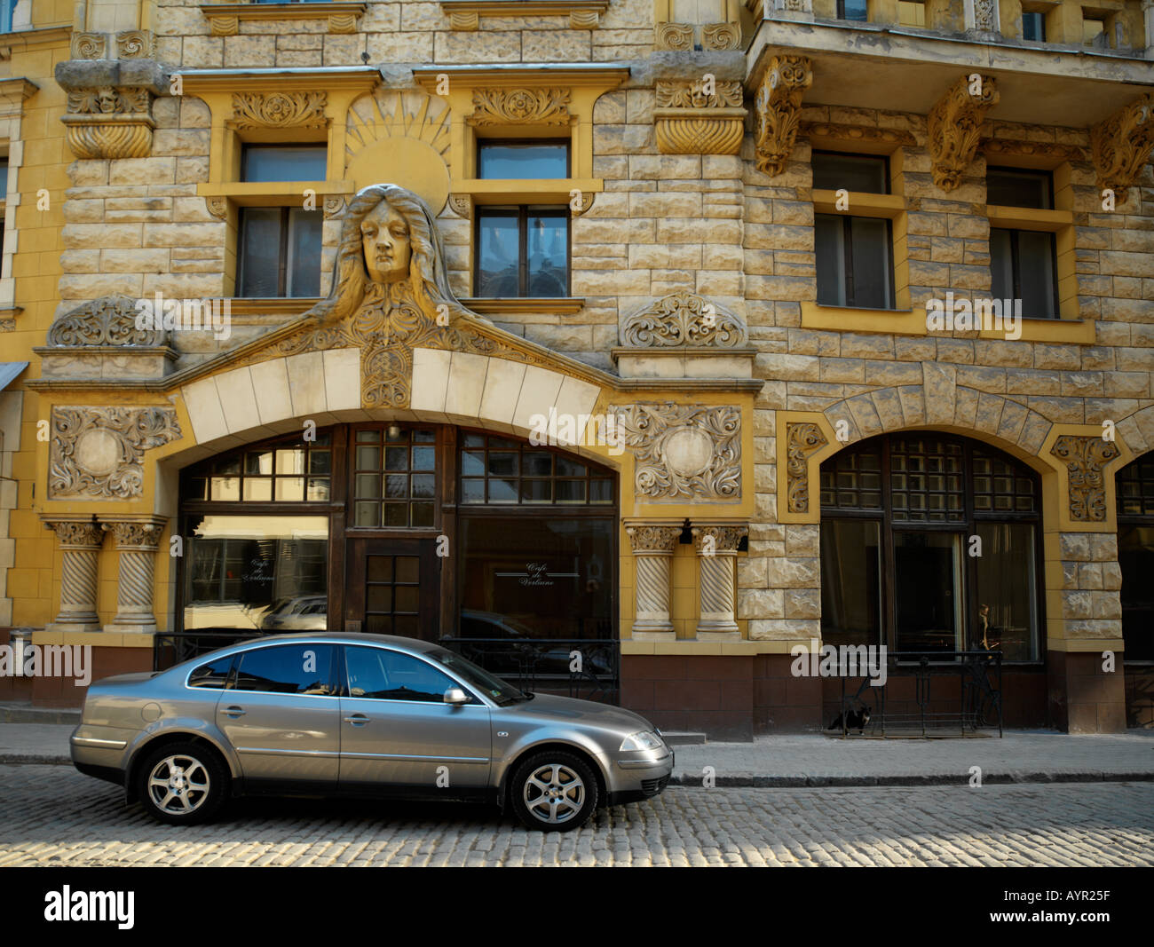 riga art deco hotel Stock Photo - Alamy