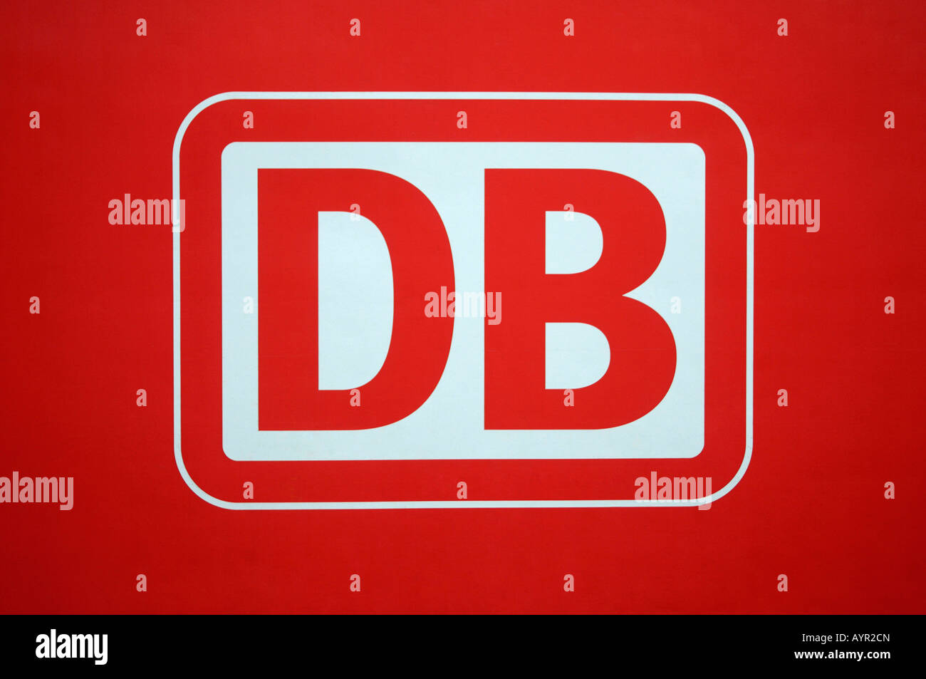 Deutsche Bahn AG (German Rail) logo Stock Photo