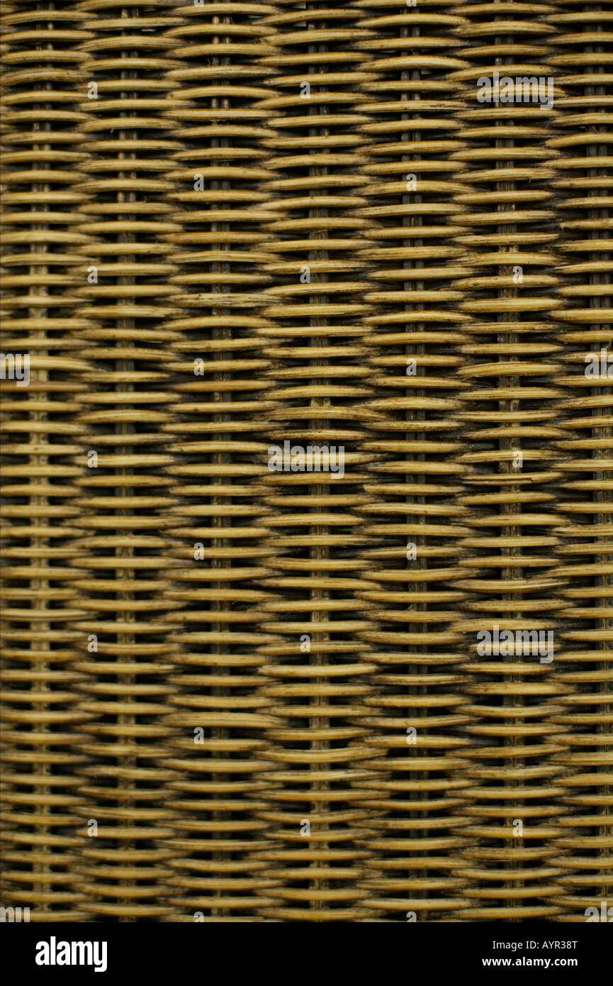 Close-up of basketwork Stock Photo