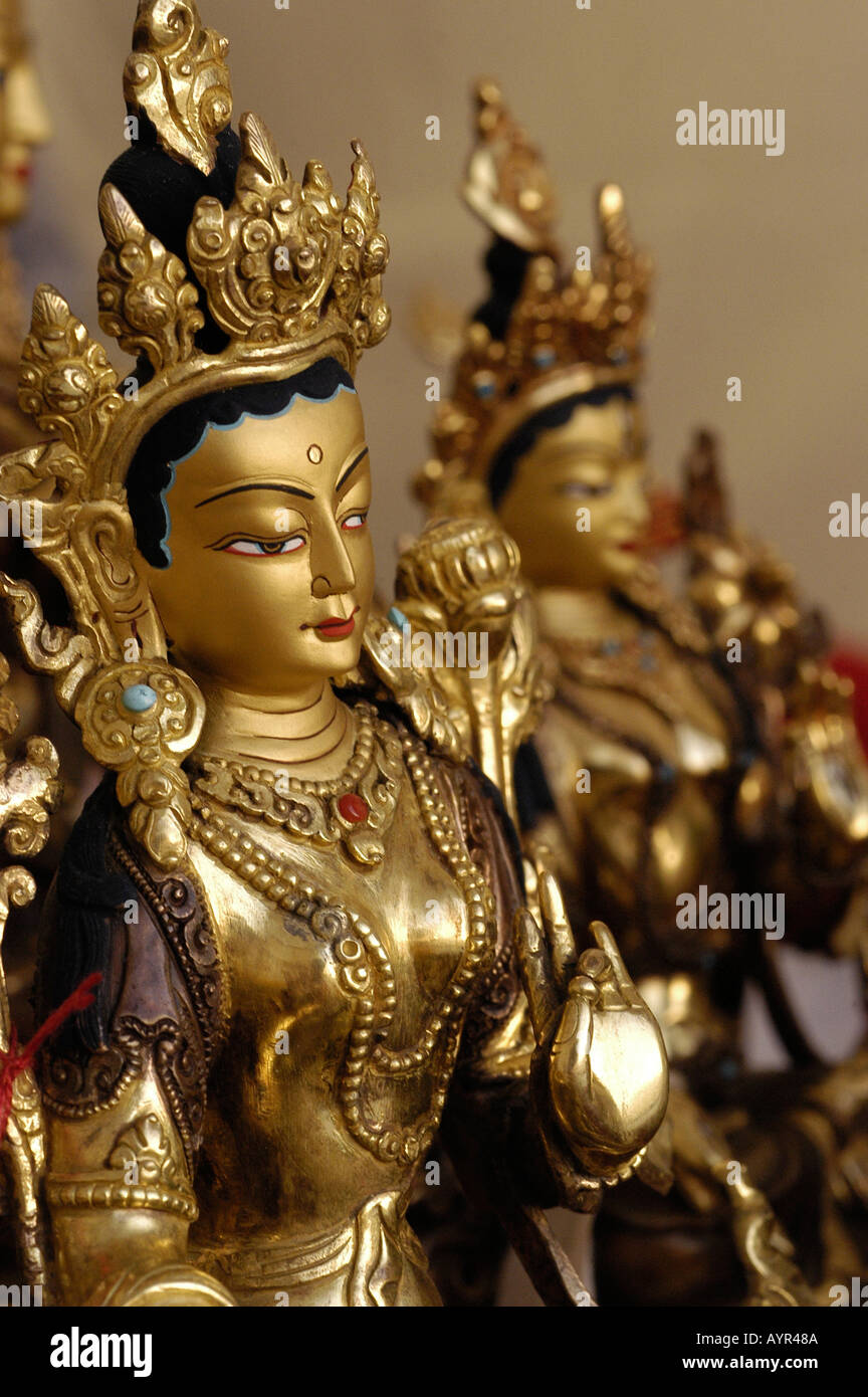 Statue of female Buddha Stock Photo Alamy