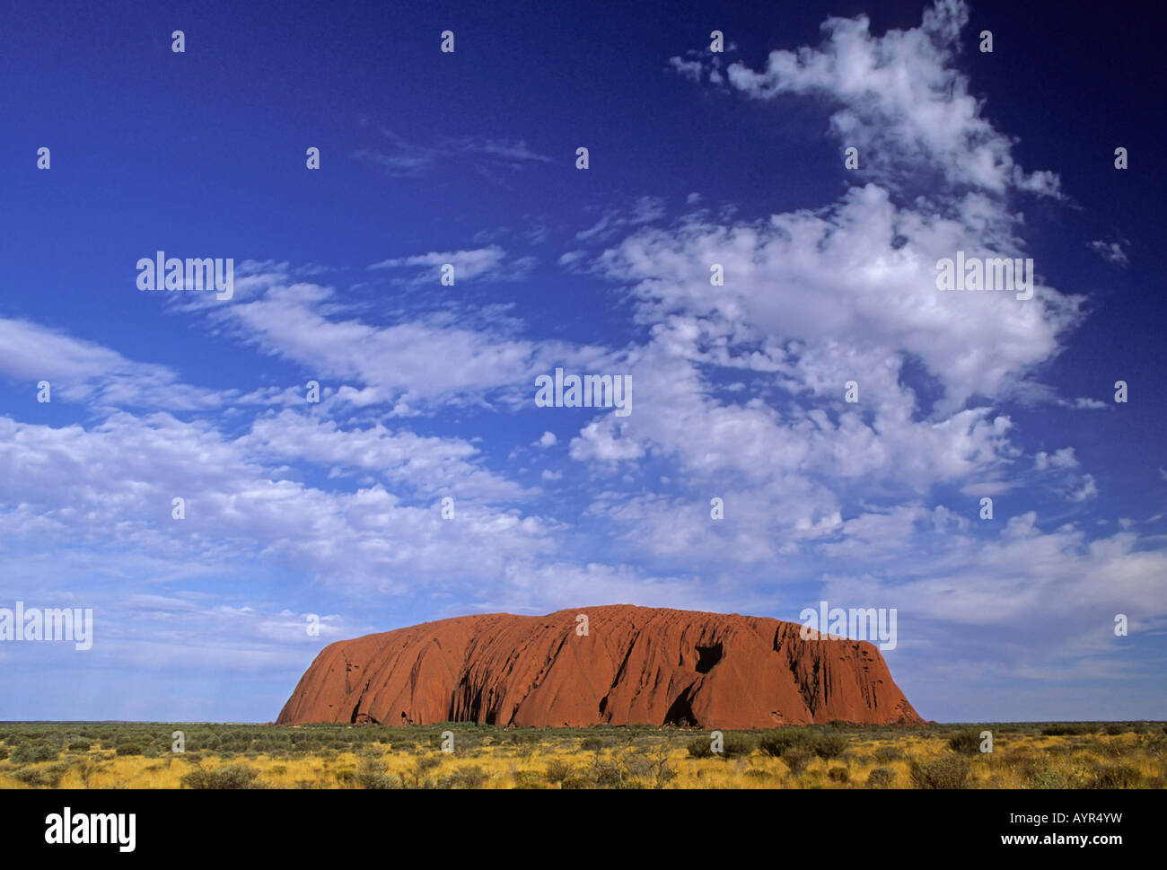 Ayers Rock, Uluru, Red Centre, Northern Territory, Australia Stock Photo