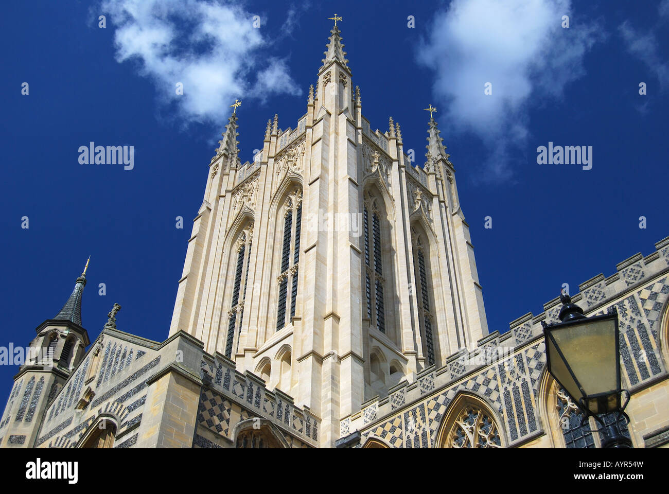 St Edmundsbury Cathedral from Abbey Gardens, Bury St Edmunds, Suffolk, England, United Kingdom Stock Photo