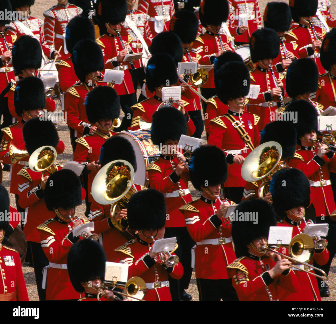 Grenadier Guards Band at The Trooping of the Queens Colour at