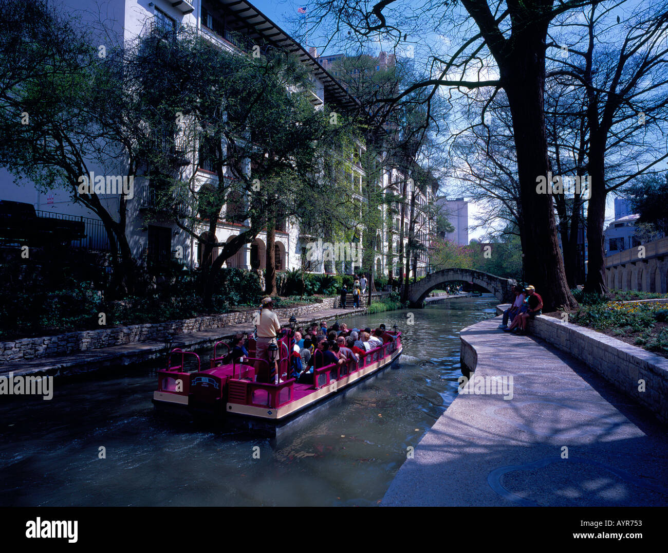 spring at the River Walk San Antonio Texas USA. Photo by Willy Matheisl