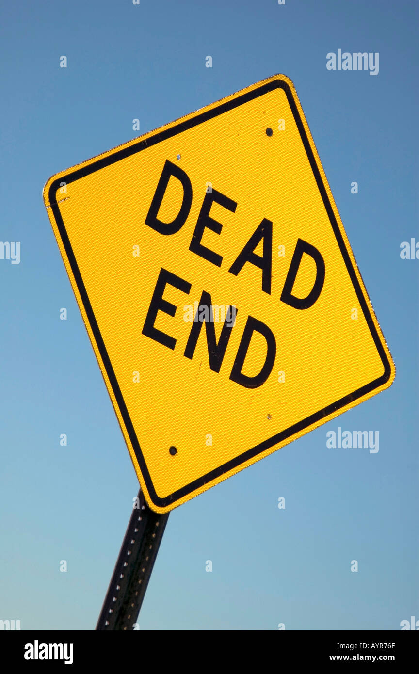 Decatur St Dead End Sign Dead end road traffic sign hi-res stock photography and images - Alamy