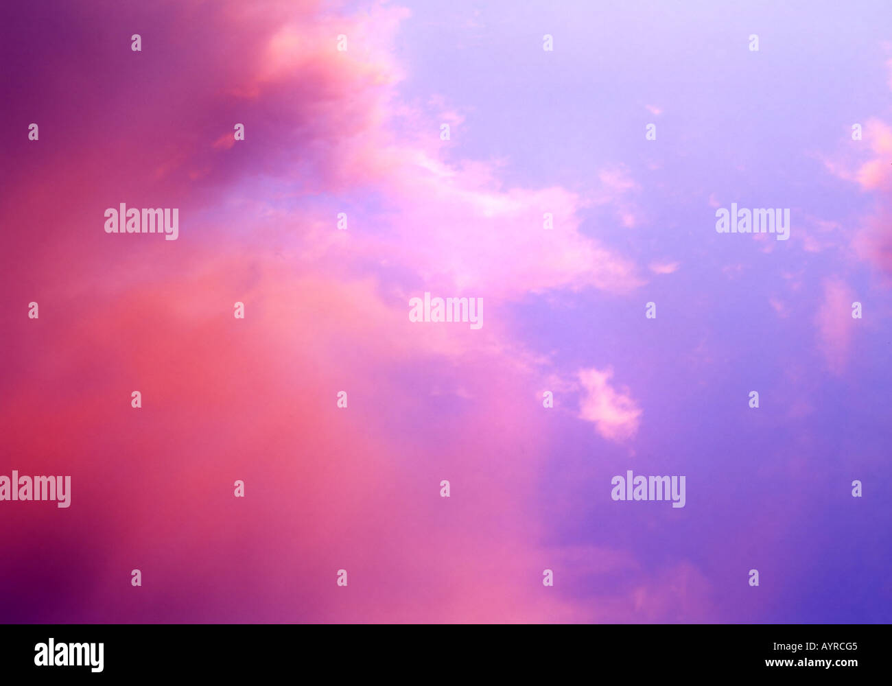 Pink Clouds at Sunset Stock Photo Alamy