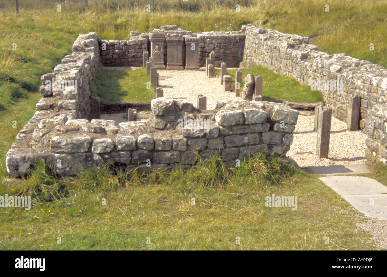 Temple of Mithras, Hadrian's Wall, Carrawburgh, near Hexham ...
