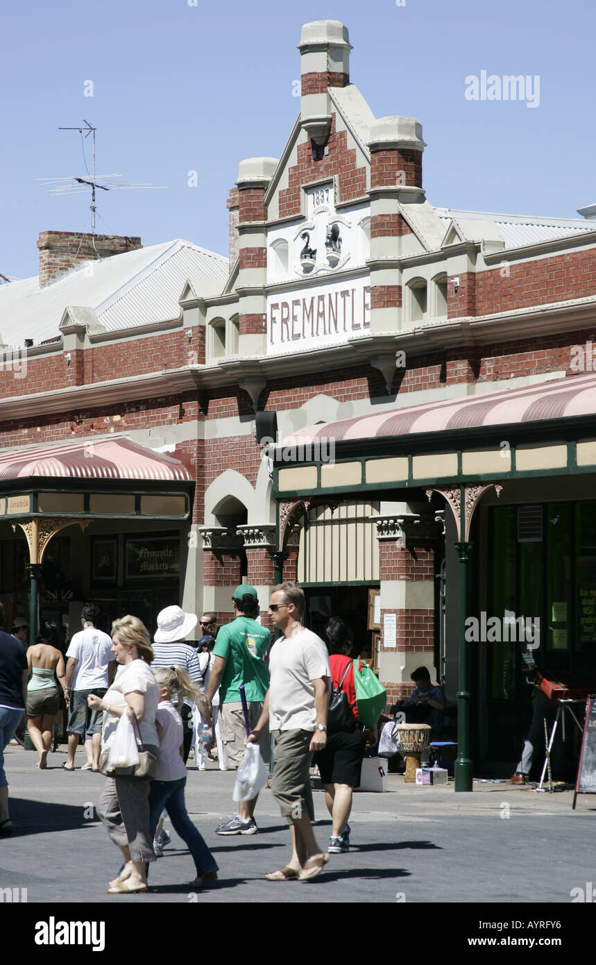Old Fremantle market in Western Australia. Stock Photo