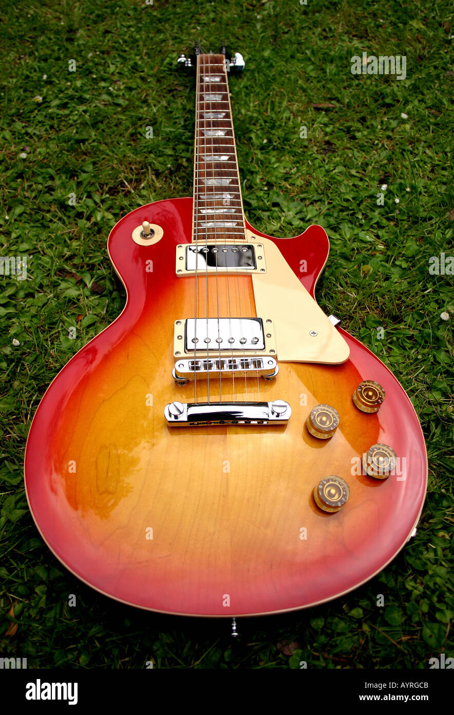 Classic Electric Guitar Stock Photo Alamy