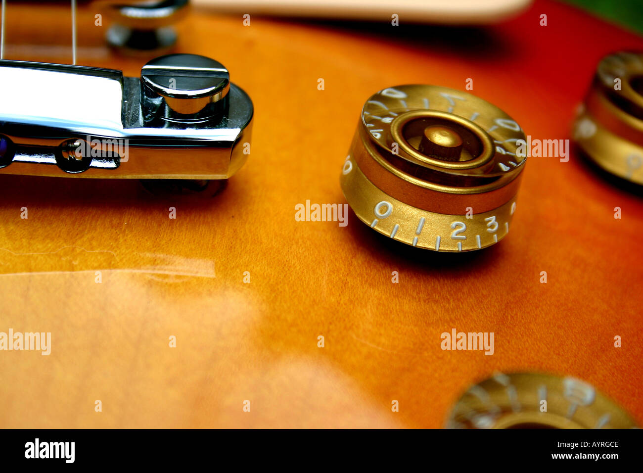 Electric Guitar Details Stock Photo - Alamy