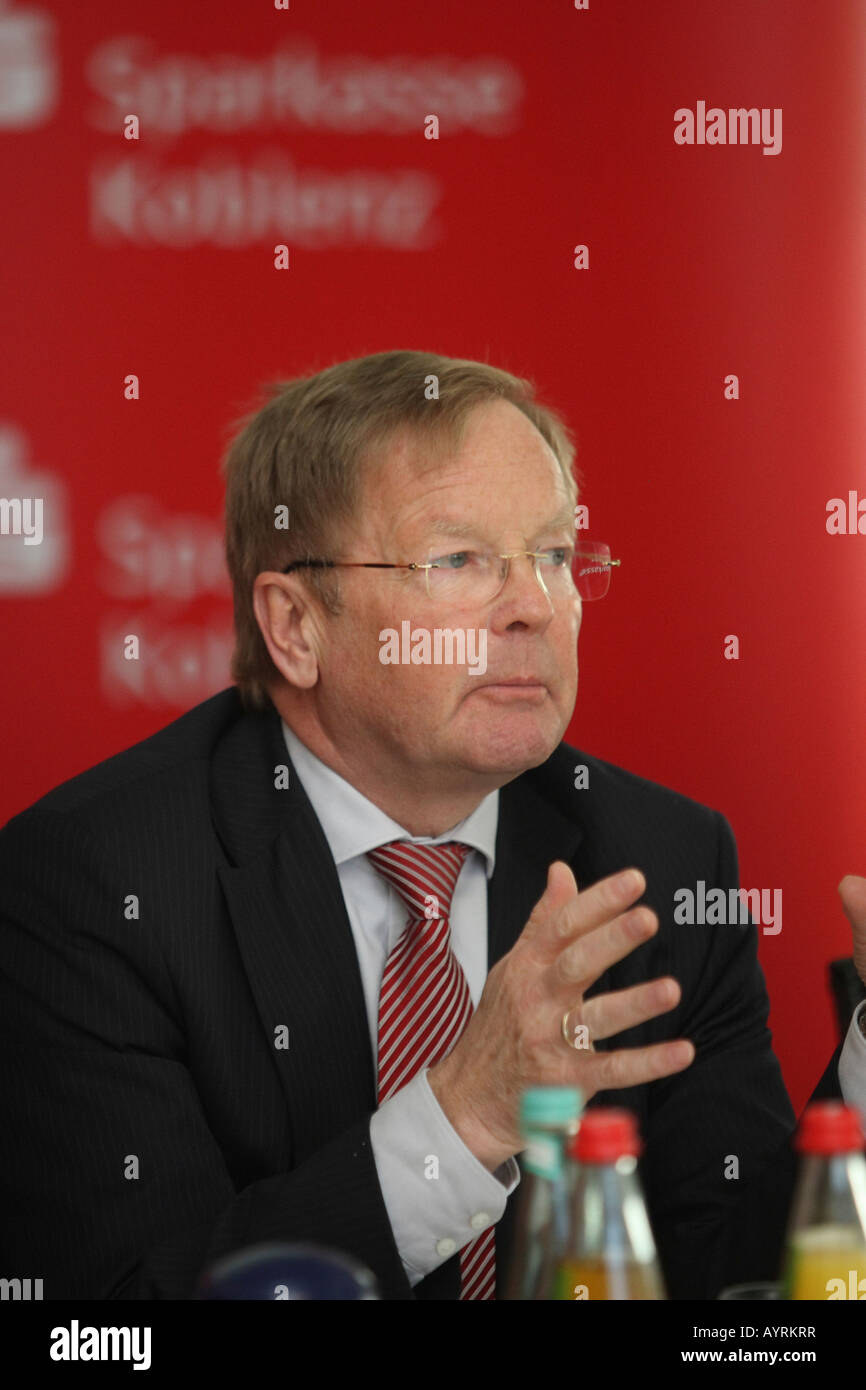 Manfred Graulich, board member of Sparkasse Koblenz, Koblenz, Rhineland-Palatinate, Germany, Europe Stock Photo