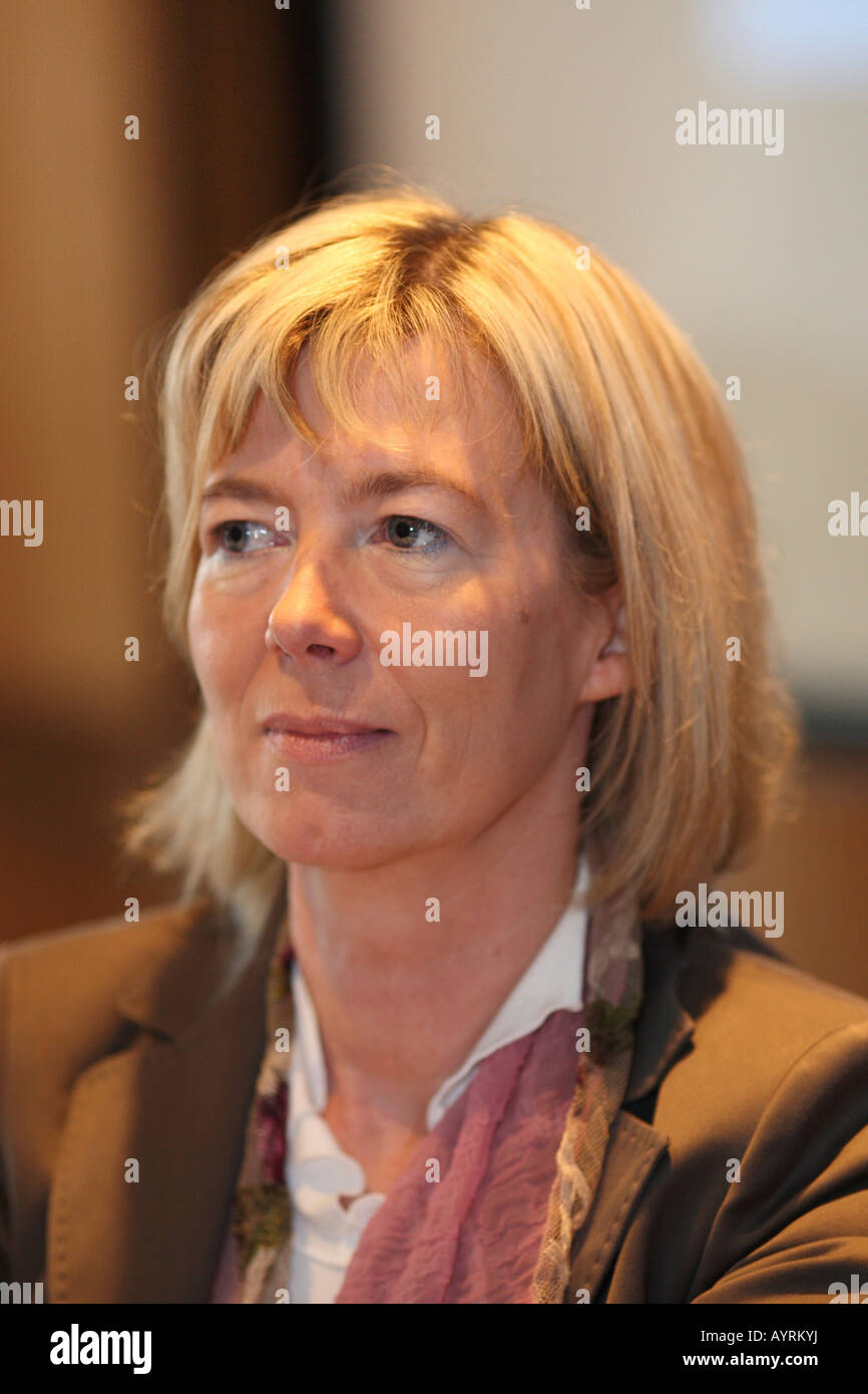 Rhineland-Palatinate Minister of Education Doris Ahnen Stock Photo