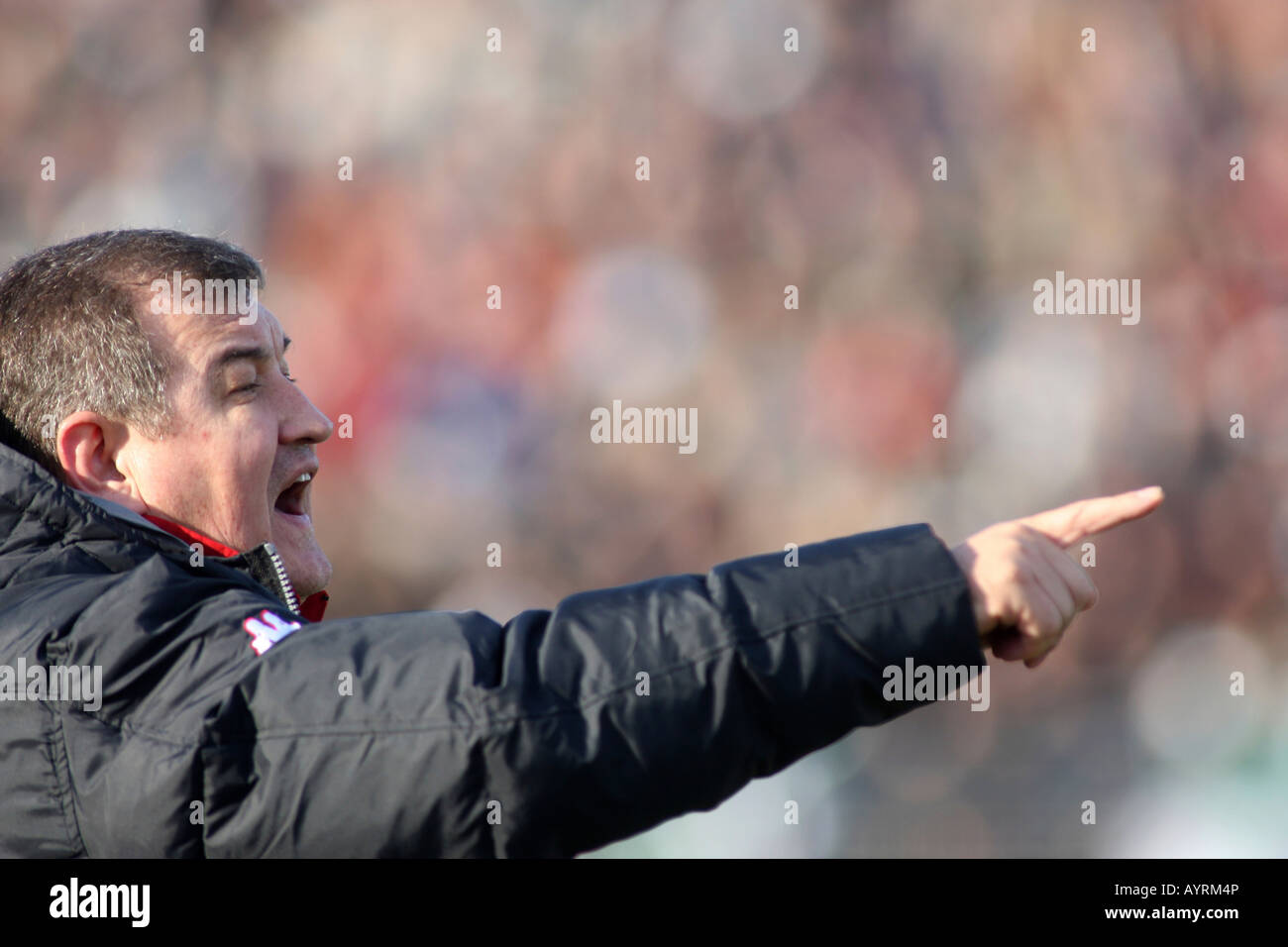 Soccer coach Milan Sasic, 1.FC Kaiserslautern Stock Photo