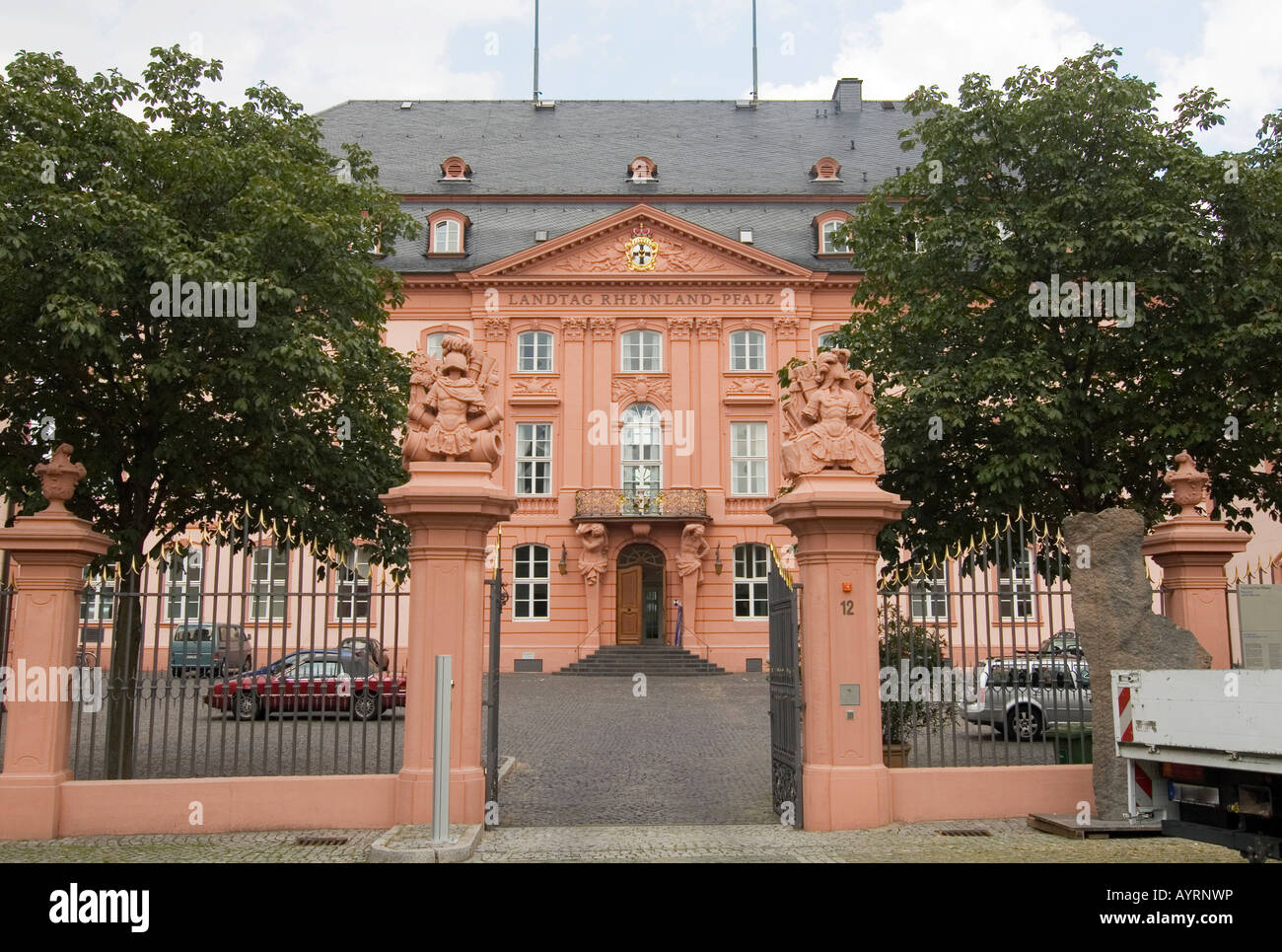 State parliament building, Mainz, Rhineland-Palatinate, Germany Stock Photo