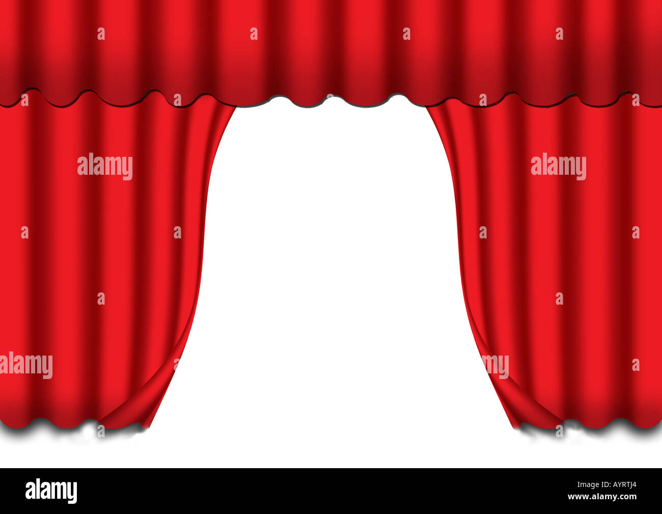 Open Red stage curtain illustration with a shadows Place your item on ...