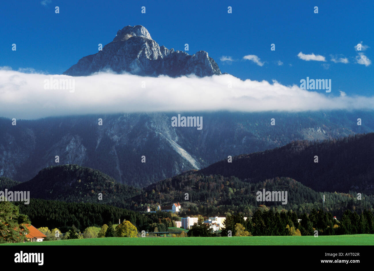 Fuessen, Saeuling, East Allgaeu, Bavaria, Germany, Europe Stock Photo