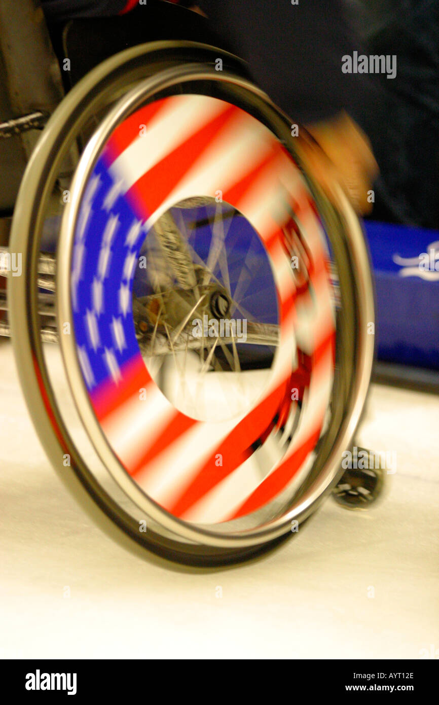 USA team competitor in world wheelchair curling championships Braehead