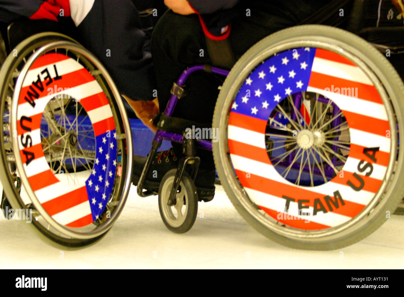 USA team competitor in world wheelchair curling championships Braehead