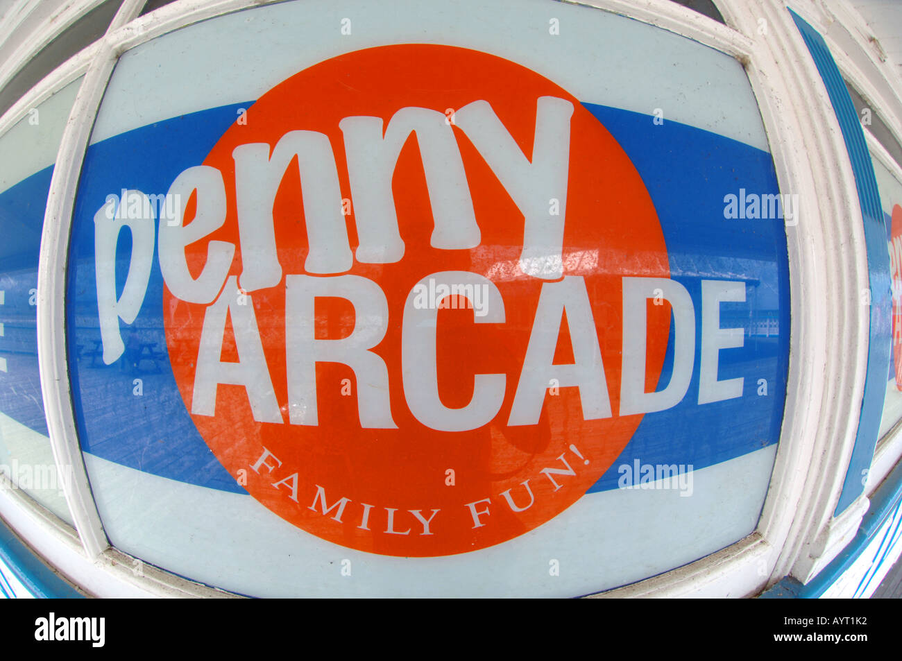 Penny Arcade sign, UK Stock Photo