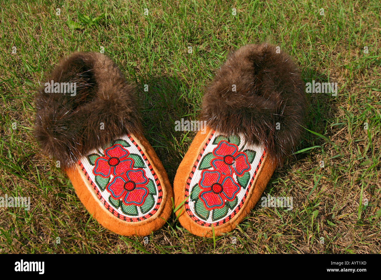 Native indian shoes hi-res stock photography and images - Alamy