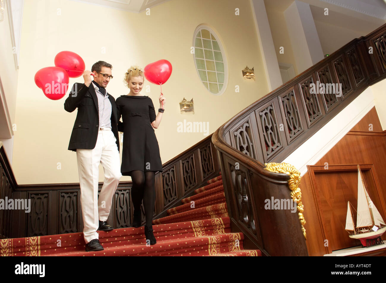 Heart shaped two couple hi-res stock photography and images - Alamy