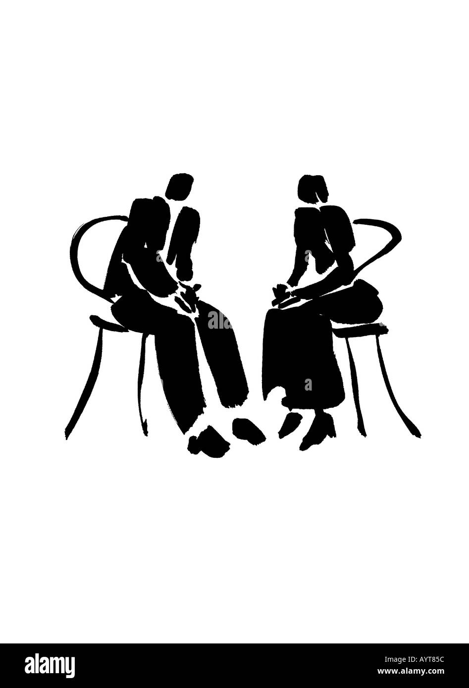 Seated black woman hi-res stock photography and images - Alamy