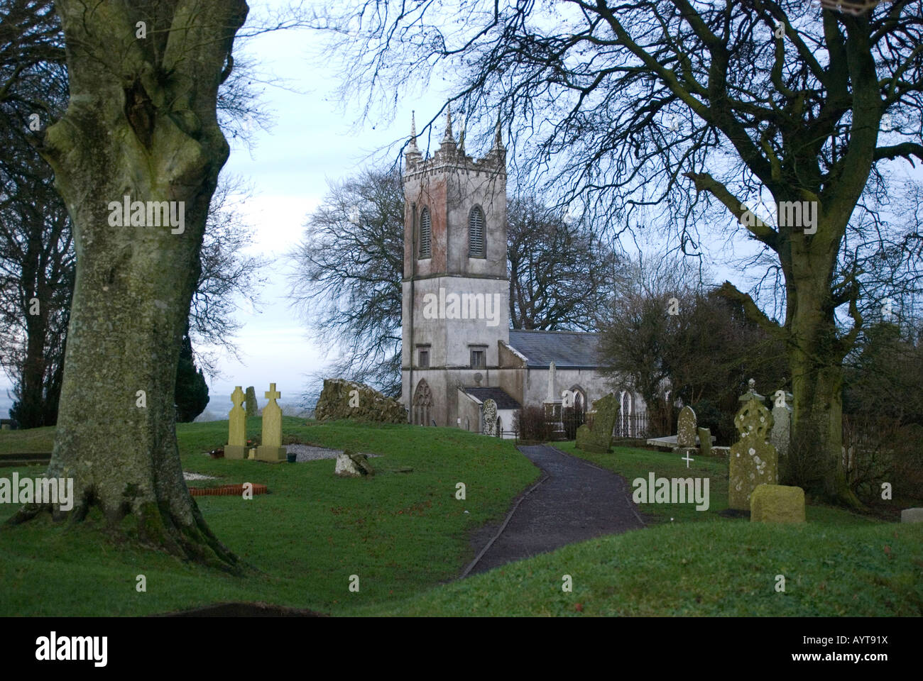 Churchyard of St Patrick, Hill of Tara, Co Meath, Ireland Stock Photo Alamy