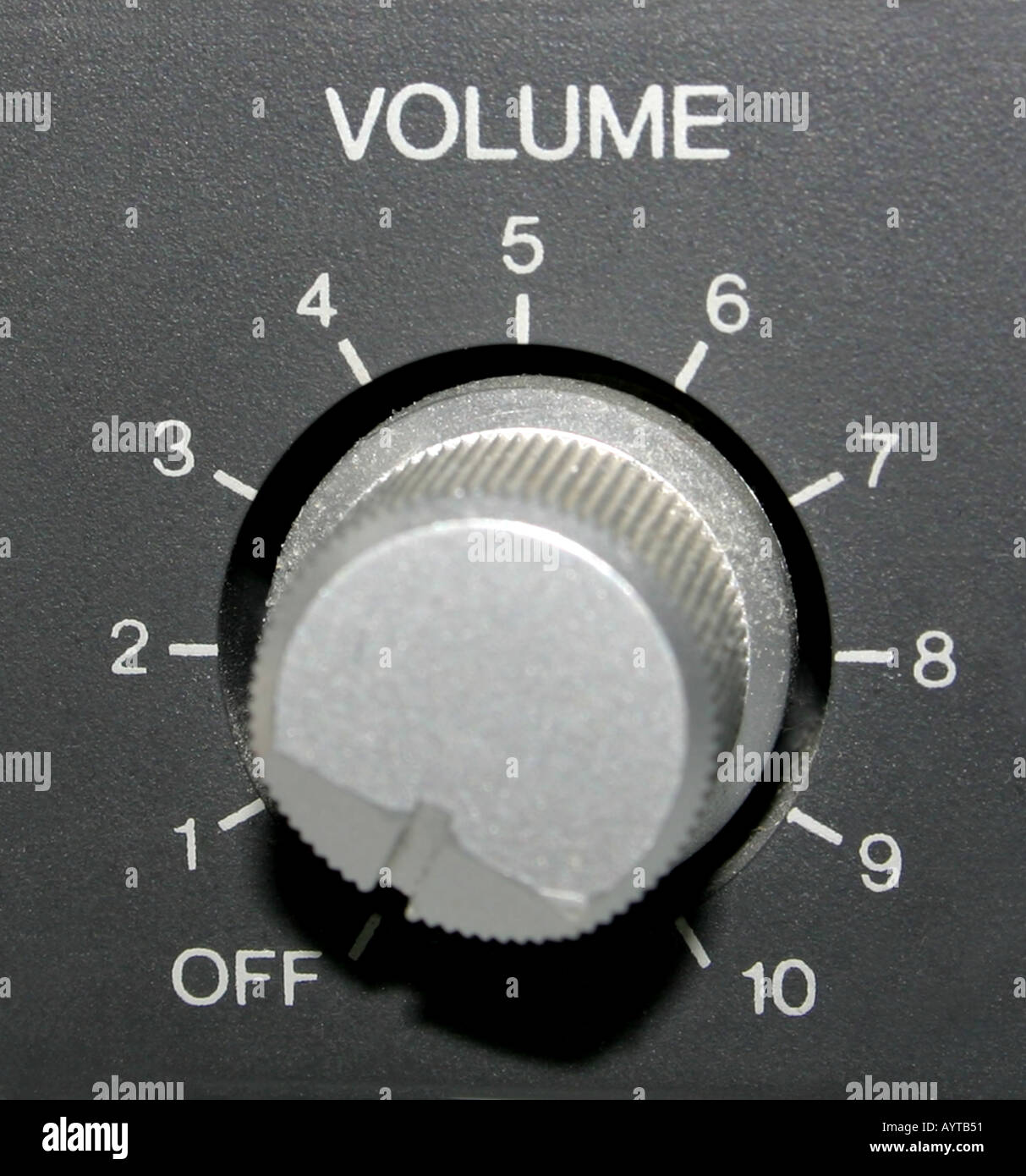 Volume knob Stock Photo