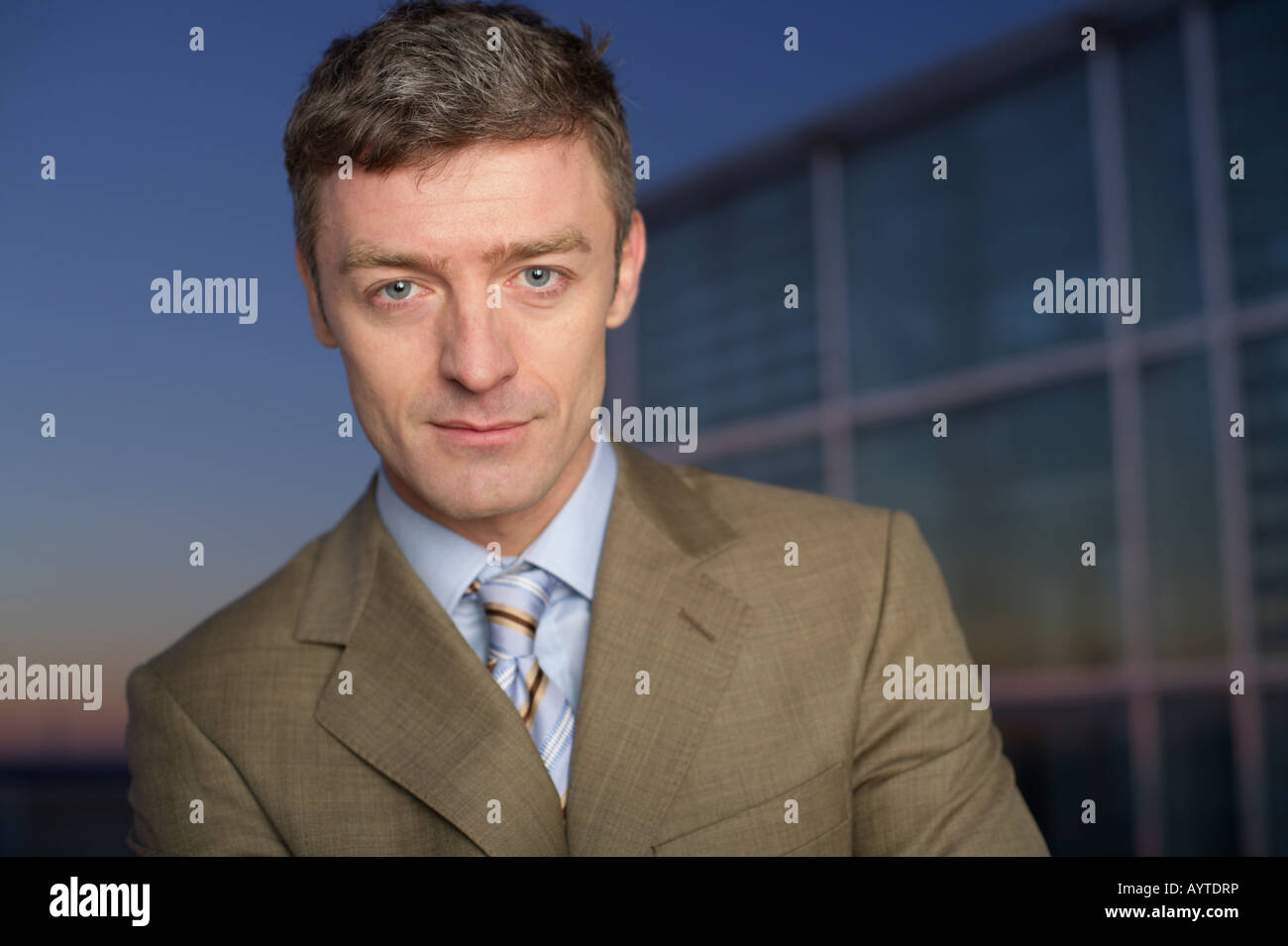 Businessman smiling at camera Stock Photo - Alamy